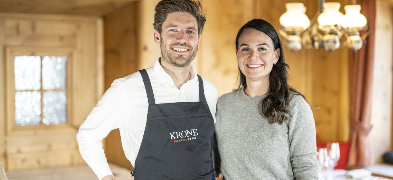 James Baron, Michelin-starred Head Chef and General Manager of Krone Säumerei am Inn