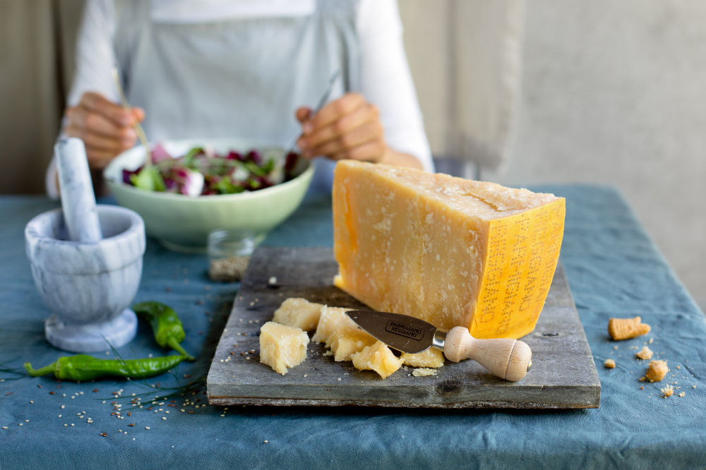 parmesan on block