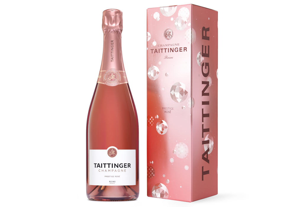 Taittinger Brut Prestige Rosé NV in gift box