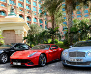 he Atlantis the Palm hotel and limousines