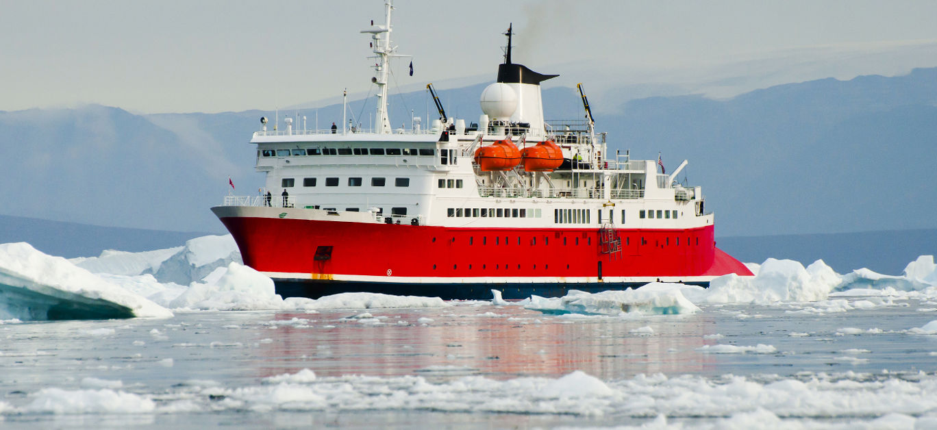 Expedition Ship - Scoresby Sound - Greenland