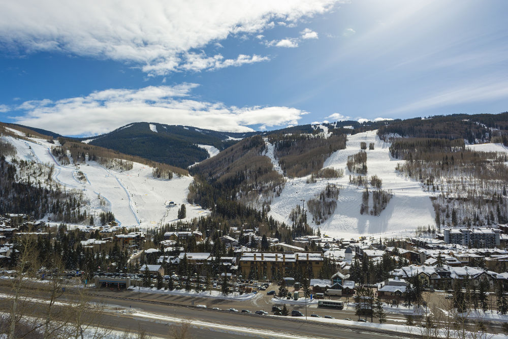 Vail Ski Resort in the Colorado Rocky Mountains