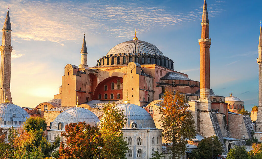 Hagia Sophia, famous landmark of Istanbul, Turkey