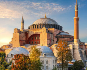 Hagia Sophia, famous landmark of Istanbul, Turkey