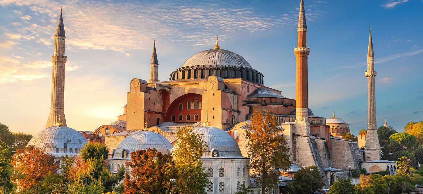 Hagia Sophia, famous landmark of Istanbul, Turkey