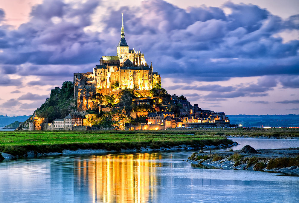 Mont Saint-Michel is one of France's most recognizable landmarks listed on UNESCO list of World Heritage Sites.