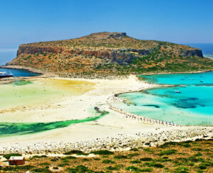 amazing view of Balos bay, Gramvousa (Crete, Greece)