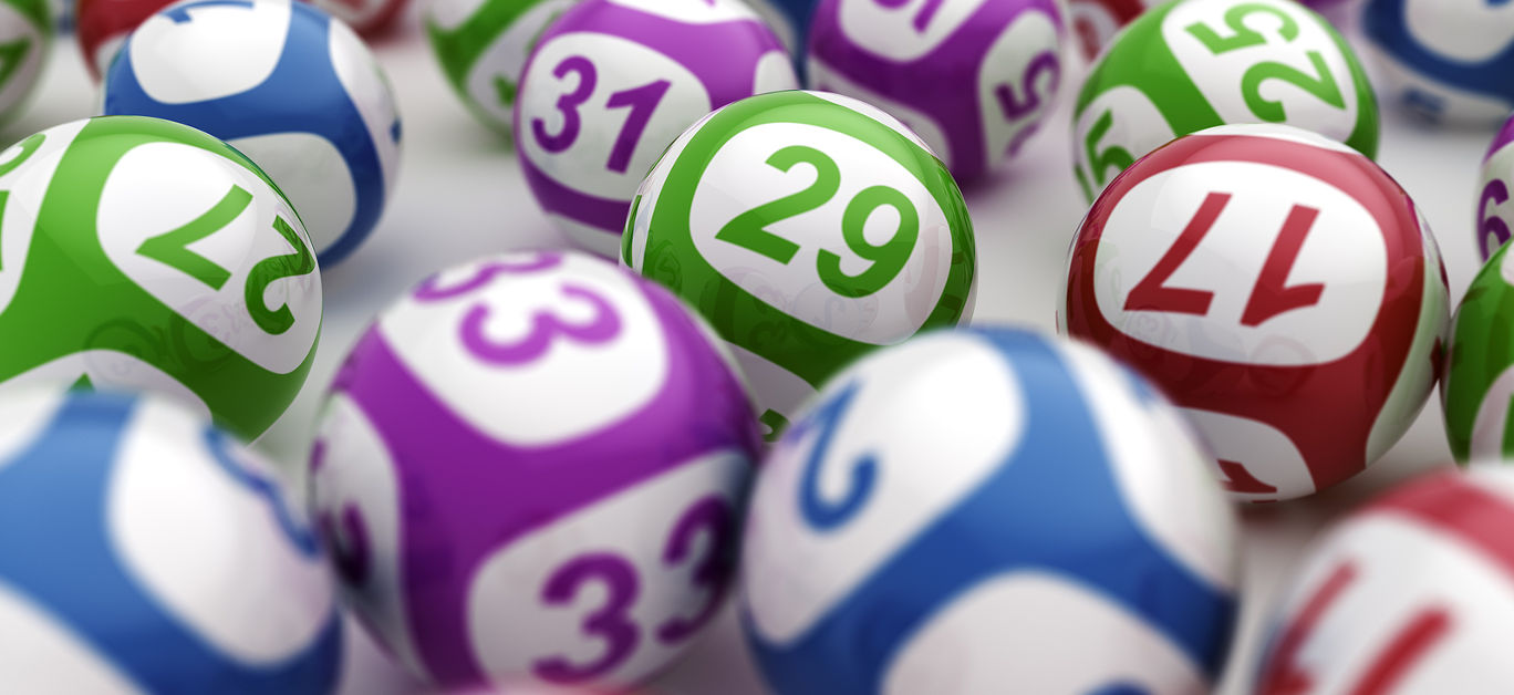 3d rendering of lottery balls